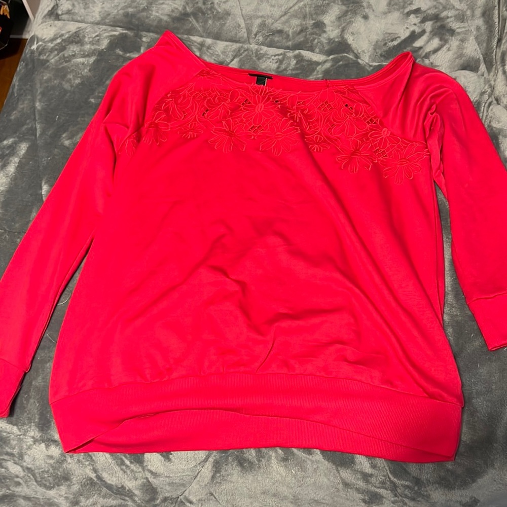 Off the Shoulder Sweatshirt